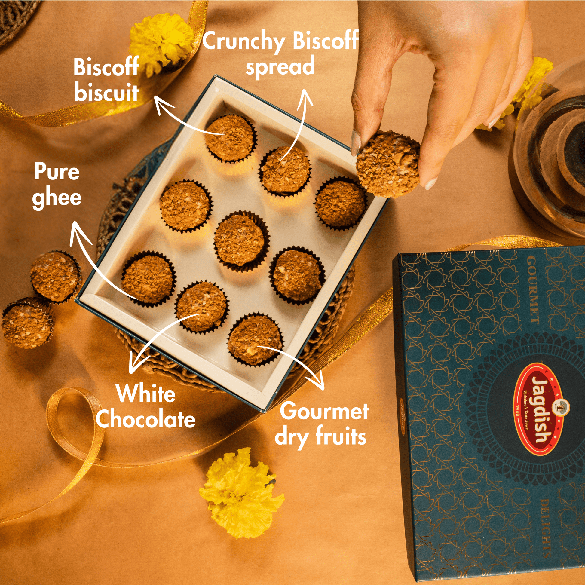Biscoff Ladoo